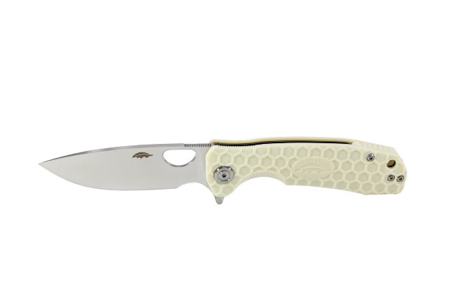 Нож Honey Badger Tanto D2 L (HB1404) с белой рукоятью
