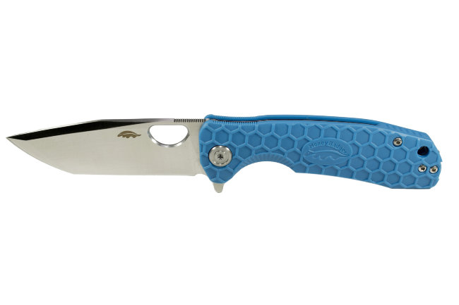 Нож Honey Badger Сlaw D2 L Serrated (HB1110) с ораенжевой  рукоятью