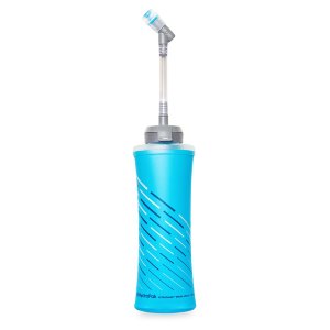 Мягкая бутылка для воды с трубкой HydraPak Ultraflask Speed 0,6L (AH164) голубая