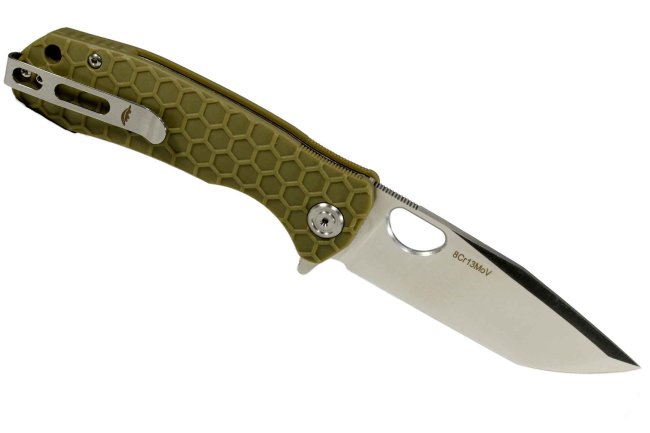Нож Honey Badger Tanto M (HB1333) с зелёной рукоятью Нож Honey Badger Tanto M (HB1333) с зелёной рукоятью