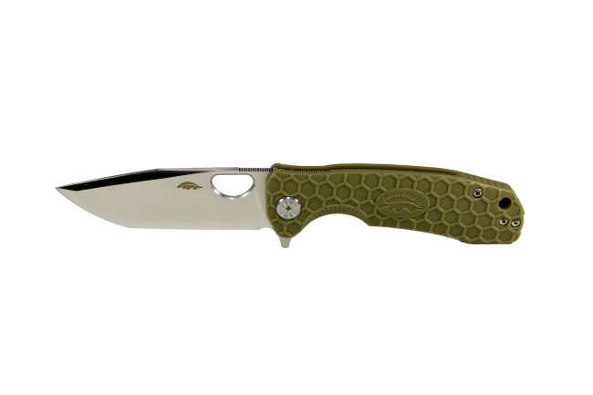 Нож Honey Badger Tanto D2 M (HB1408) с зелёной рукоятью Нож Honey Badger Tanto D2 M (HB1408) с зелёной рукоятью