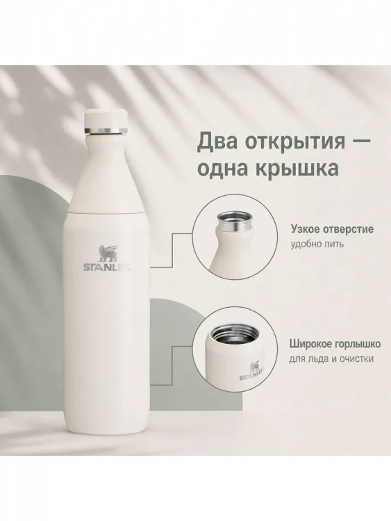 Термобутылка Stanley All Day Slim Bottle, 0,59 л, белая