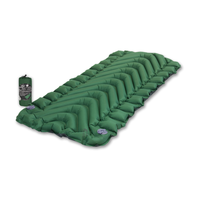 Надувной коврик KLYMIT Static V Junior (06SJGr02A) зелёный