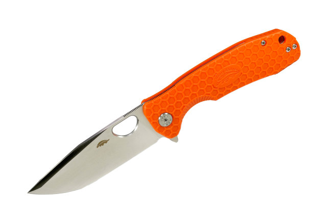 Нож Honey Badger Tanto D2 M (HB1411) с оранжевой рукоятью