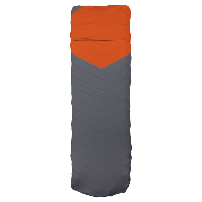 Чехол для надувного коврика KLYMIT Quilted V Sheet (13ICORSVC) серо-оранжевый