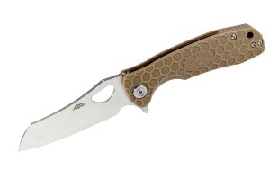 Нож Honey Badger Wharncleaver L (HB1032) с песочной рукоятью Нож Honey Badger Wharncleaver L (HB1032) с песочной рукоятью