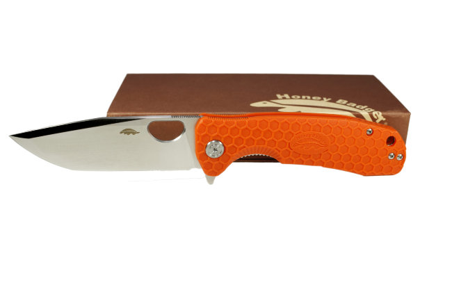 Нож Honey Badger Tanto L (HB1326) с оранжевой рукоятью Нож Honey Badger Tanto L (HB1326) с оранжевой рукоятью