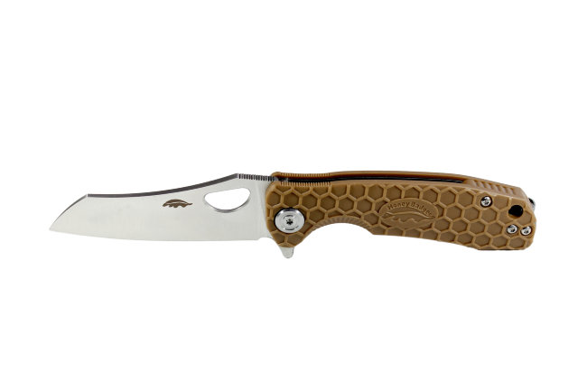Нож Honey Badger Wharncleaver D2 L (HB1114) с песочной рукоятью Нож Honey Badger Wharncleaver D2 L (HB1114) с песочной рукоятью