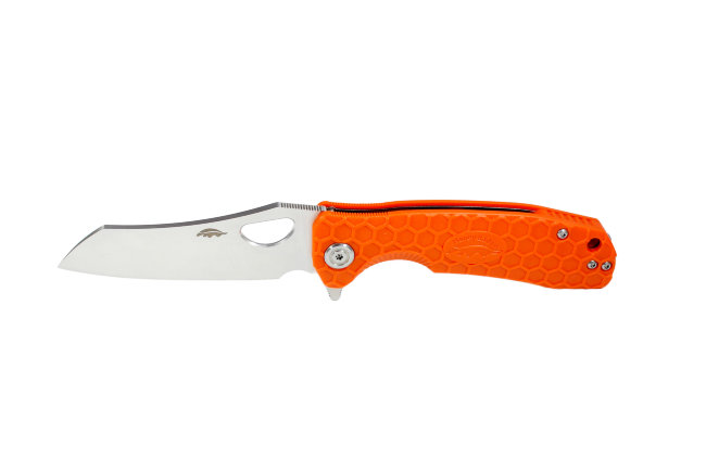 Нож Honey Badger Wharncleaver D2 L (HB1160) с оранжевой рукоятью Нож Honey Badger Wharncleaver D2 L (HB1160) с оранжевой рукоятью