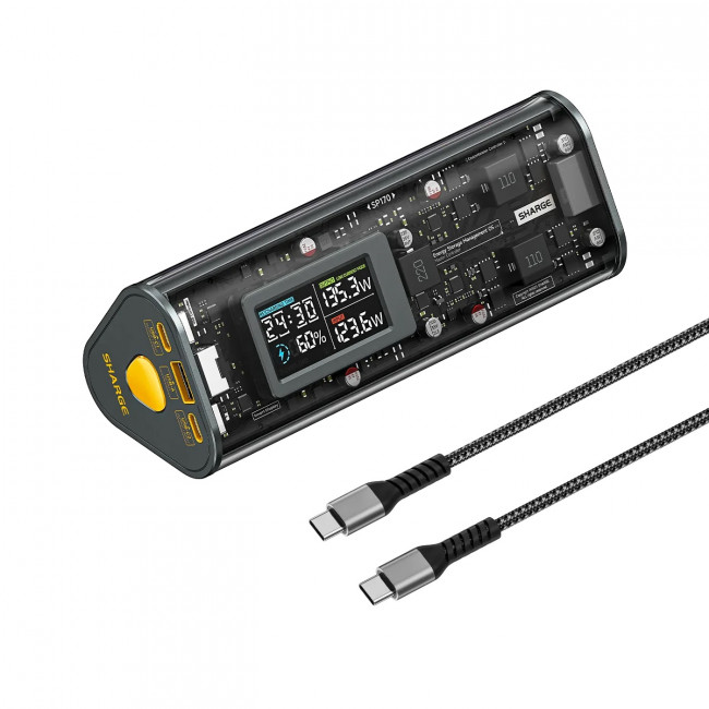 Портативный пауэрбанк SHARGEEK 170 (SP-170-GR) серый Портативный пауэрбанк SHARGEEK 170 (SP-170-GR) серый