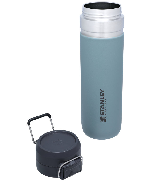 Термобутылка STANLEY GO Quick Flip™ 0,71L (10-09149-093) серо-голубая