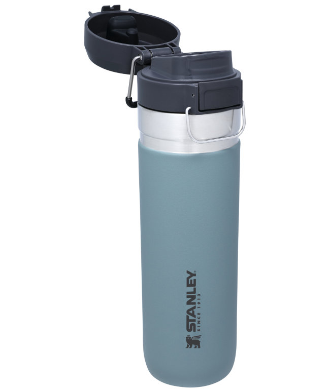 Термобутылка STANLEY GO Quick Flip™ 0,71L (10-09149-093) серо-голубая