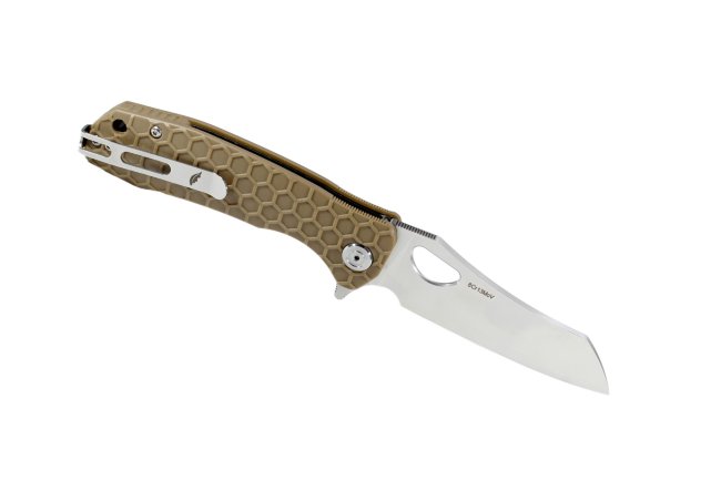 Нож Honey Badger Wharncleaver M (HB1039) с песочной рукоятью Нож Honey Badger Wharncleaver M (HB1039) с песочной рукоятью